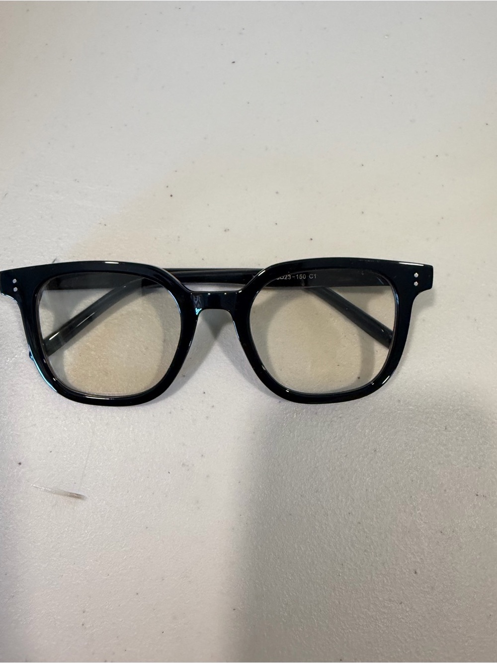 Photochromic Classic Black Square-Frame Glasses